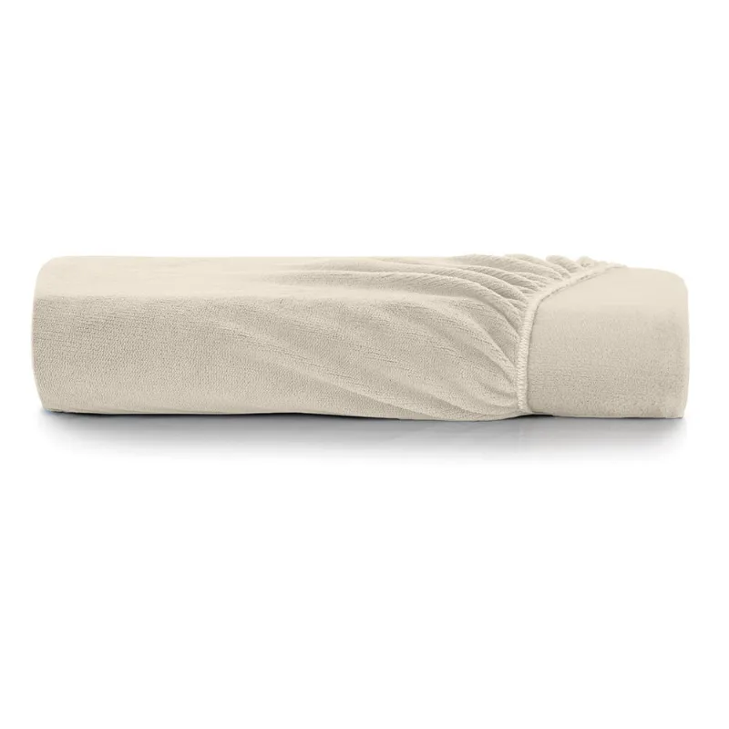 Lençol com Elástico Solteiro Altenburg Blend Plush Bege - Altenburg