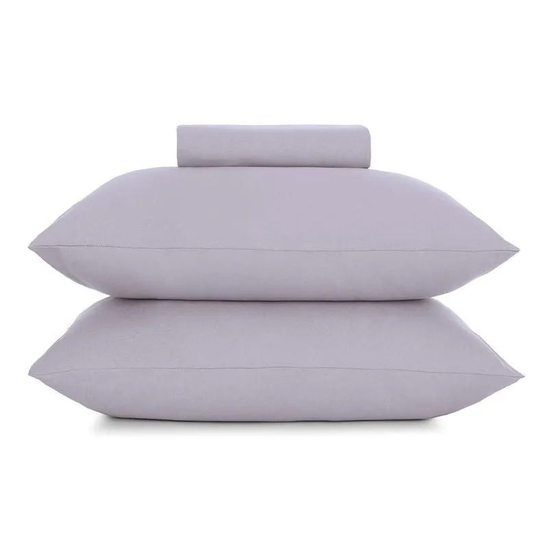 Jogo de Cama King 3 peças Altenburg Malha Fio Penteado Lilás