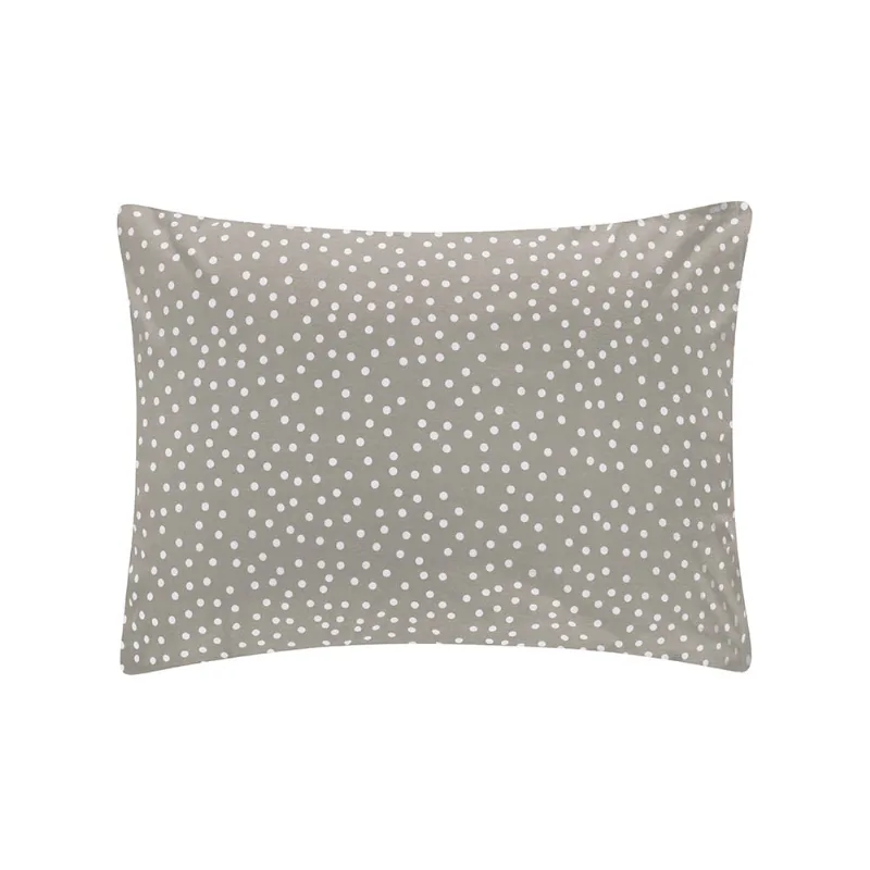 Fronha Altenburg Malha Fio Penteado Bits Cinza 50cm x 70cm - Altenburg
