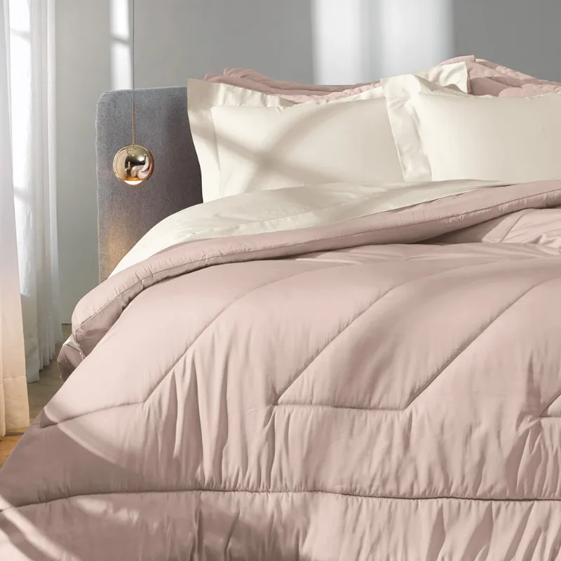 Edredom Casal Altenburg Cetim 300 Fios Rosa - Altenburg