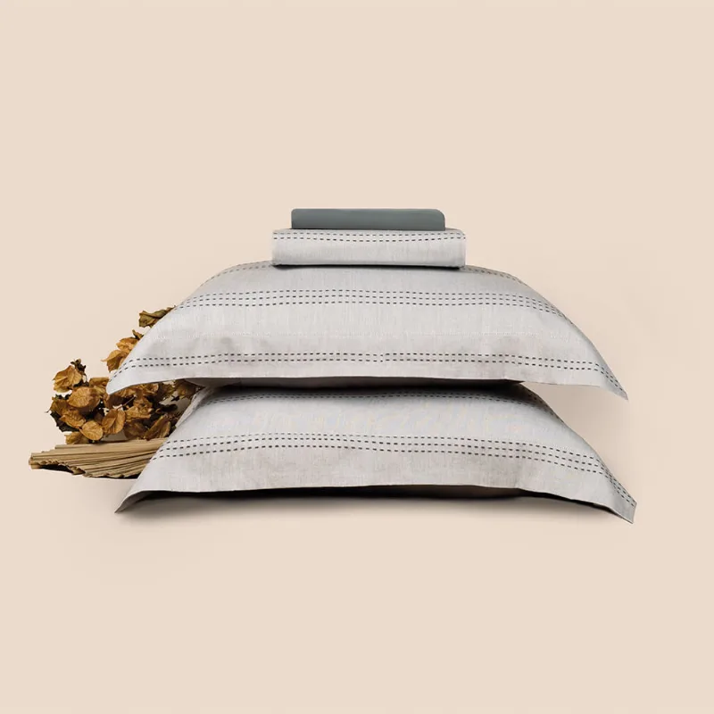 Jogo de Cama King Altenburg Haus Jacquard Fio Tinto Traço