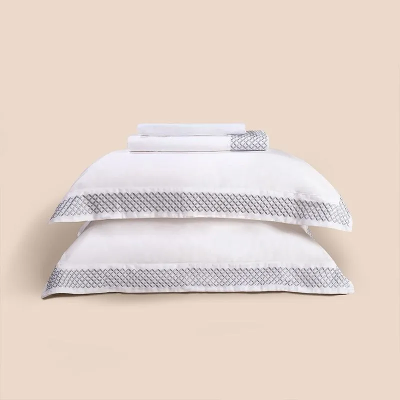 Jogo de Cama Queen Altenburg Haus Cetim de Bambu 300 Fios Minimal