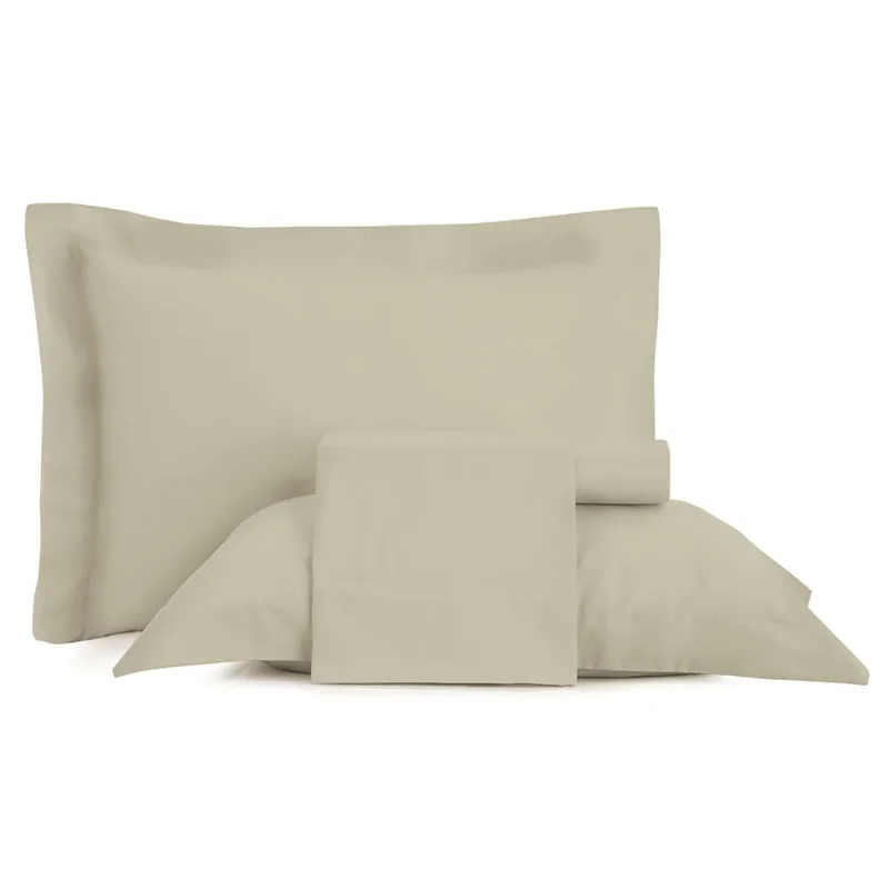 Jogo de Cama Casal Altenburg Cetim 300 Fios Marrom - Altenburg