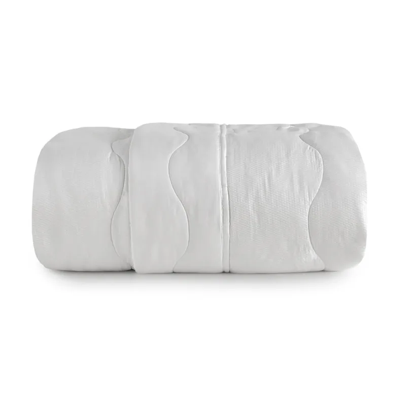Edredom King Altenburg Toque Acetinado Verano Branco