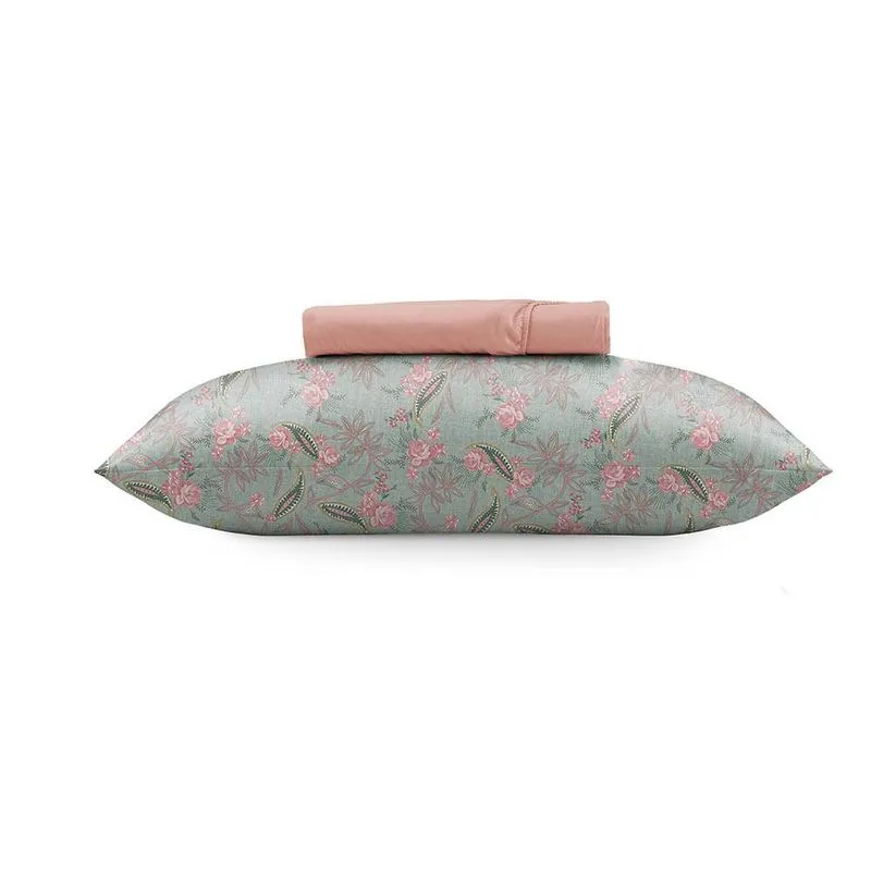 Jogo de Cama Solteiro Altenburg Brisa 04 Rosa