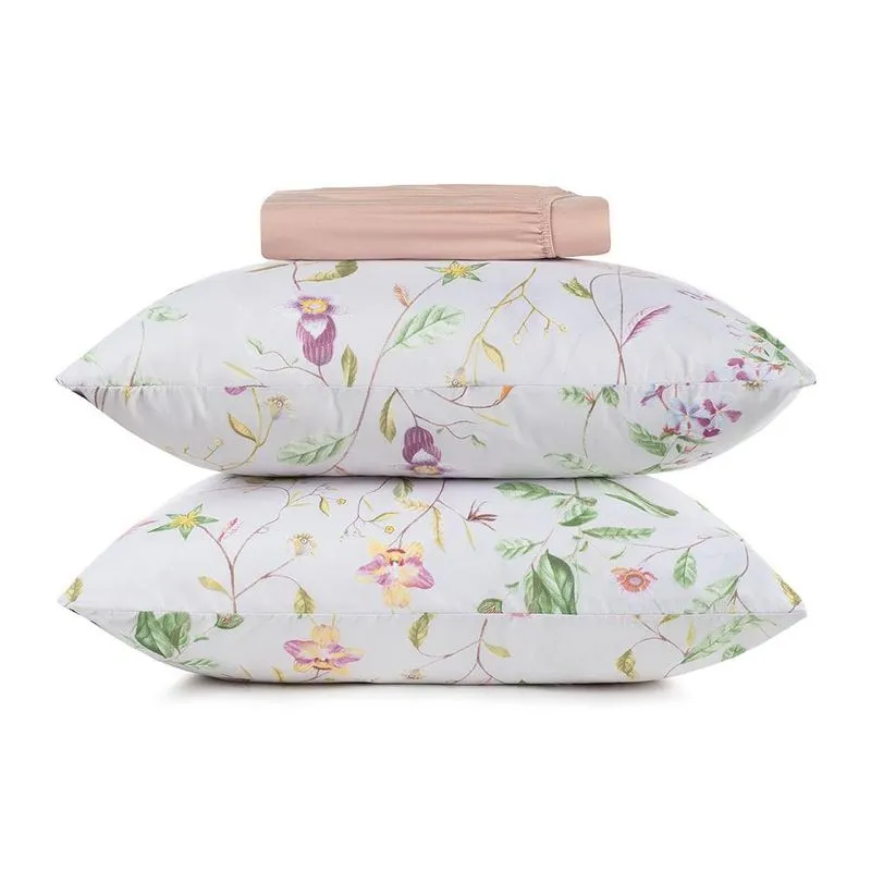 Jogo de Cama Queen 3 Peças Altenburg Toque Acetinado Floralis