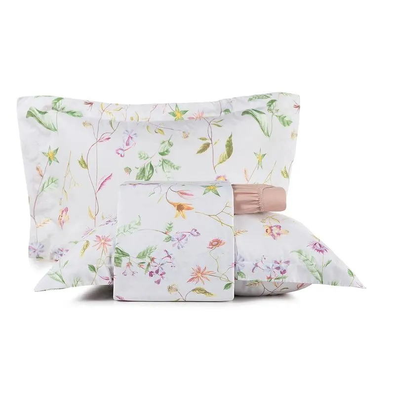 Jogo de Cama King 4 Peças Altenburg Toque Acetinado Floralis