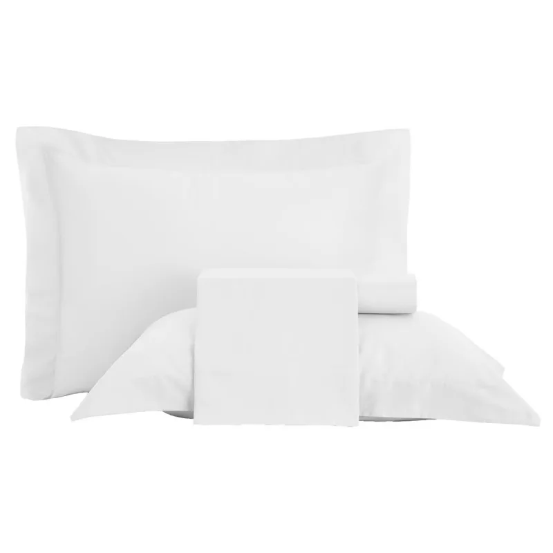 Jogo de Cama King Altenburg Cetim 300 Fios Allure Branco
