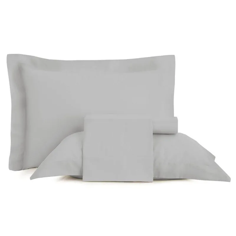 Jogo de Cama King Altenburg Cetim 300 Fios Allure Cinza