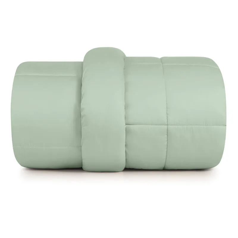 Edredom Plumi Casal Altenburg Algodão Lux 200 Fios Verde Claro