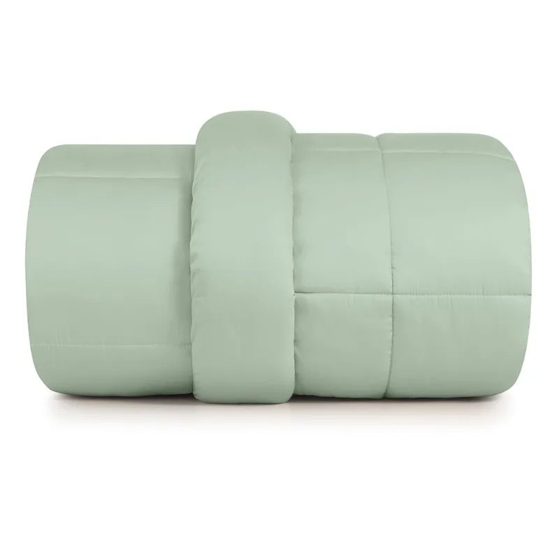 Edredom Plumi Queen Altenburg Algodão Lux 200 Fios Verde Claro