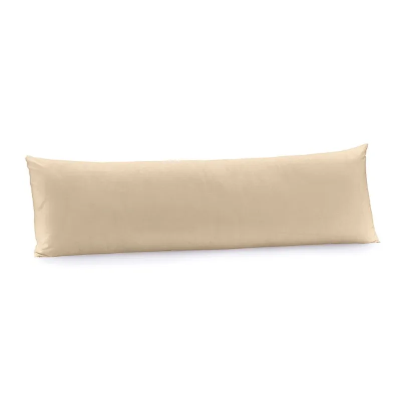 Fronha Body Pillow 40cm x 1,30m Altenburg Algodão Lux 200 Fios Bege Caramelo - Altenburg