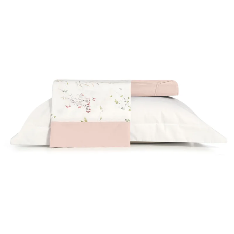 Jogo de Cama Solteiro King 3 Peças Altenburg Algodão Lux 200 Fios Brisa