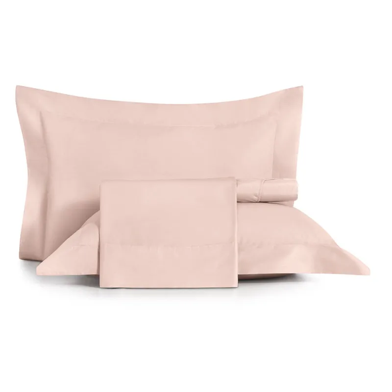 Jogo de Cama Queen 4 Peças Altenburg Algodão Lux 200 Fios Rosa Lille