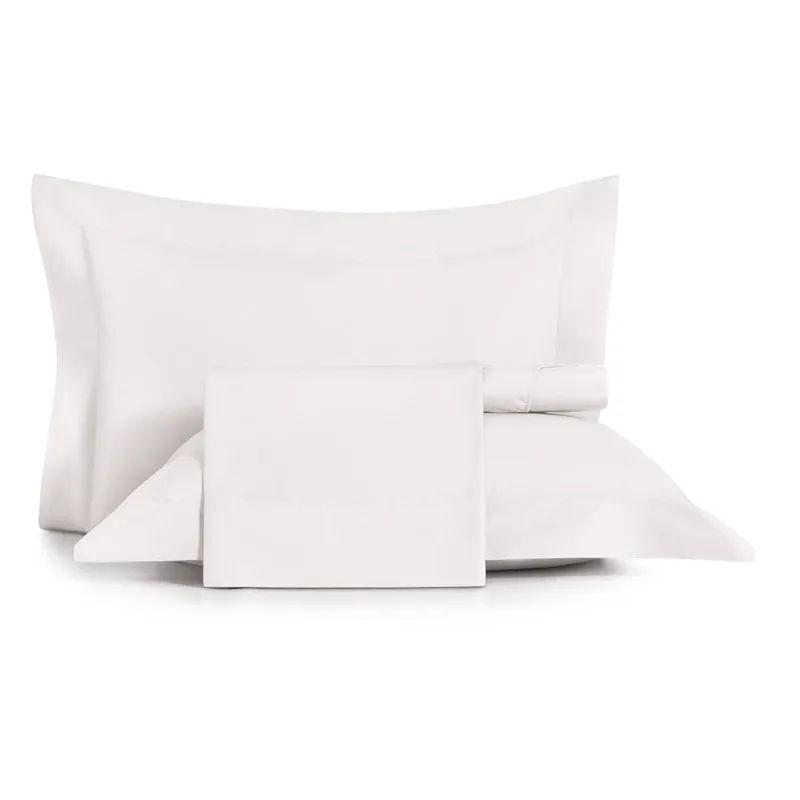 Jogo de Cama King 4 Peças Altenburg Algodão Lux 200 Fios Branco