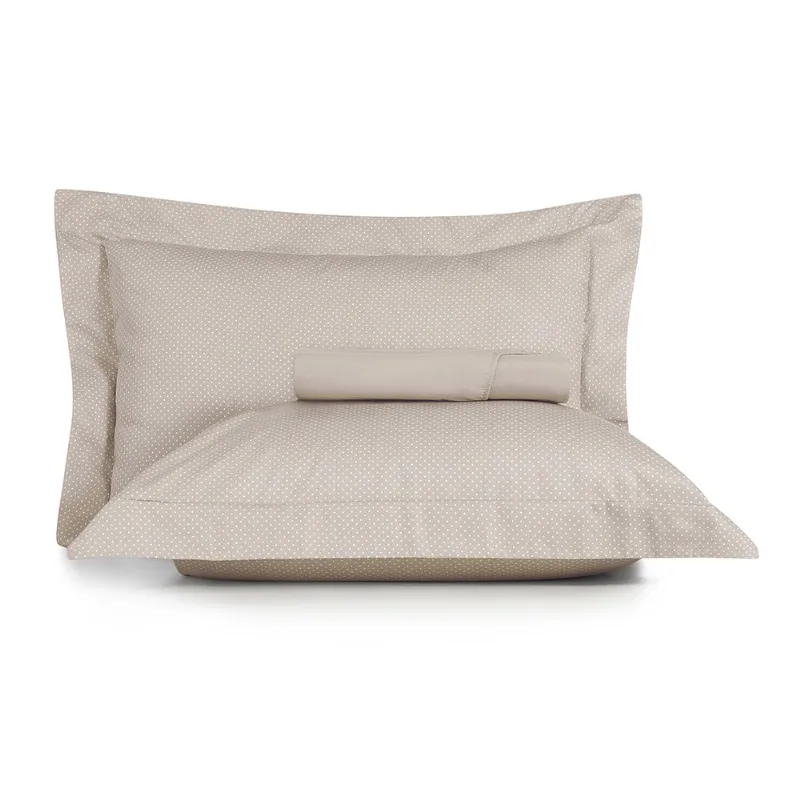 Jogo de Cama Queen 3 Peças Altenburg Algodão Lux 200 Fios Inspire Cinza