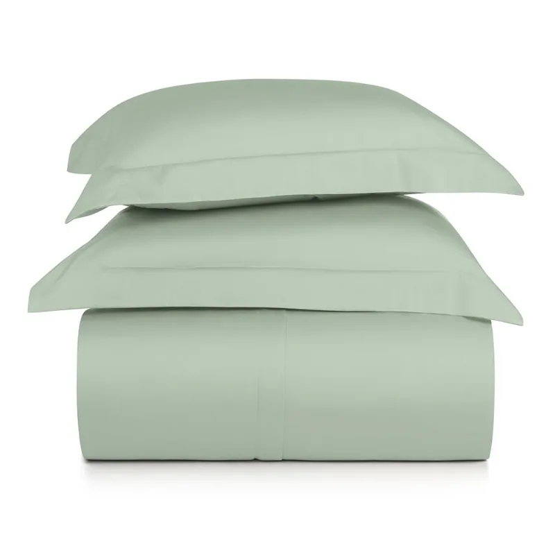 Jogo de Duvet King 3 Peças Altenburg Algodão Lux 200 Fios Verde Claro