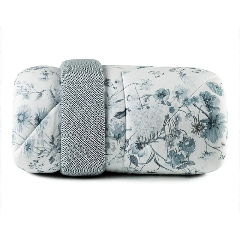 Edredom King Altenburg Malha Fio Penteado Porcelana