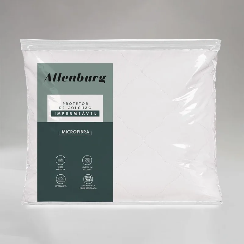 Protetor de Colchão Impermeável Solteiro King Altenburg Misto