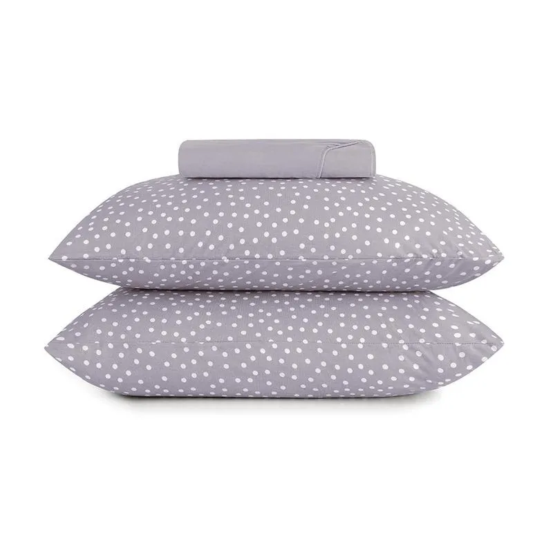 Jogo de Cama Queen Altenburg Malha Fio Penteado Bits Lilás