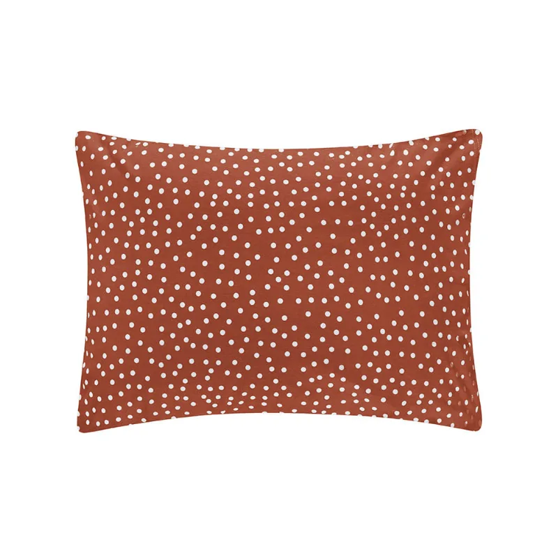 Fronha Altenburg Malha Fio Pentado 50cm x 70cm Bits Laranja