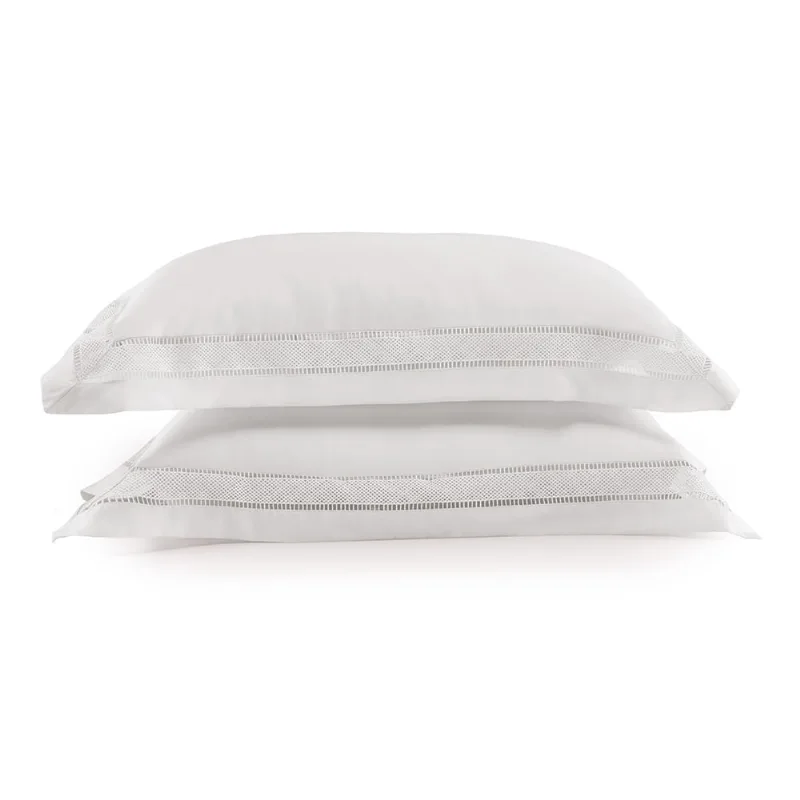 Jogo de Fronhas Altenburg Cetim Bambu 300 Fios Unitá Branco 50cm x 70cm - Altenburg
