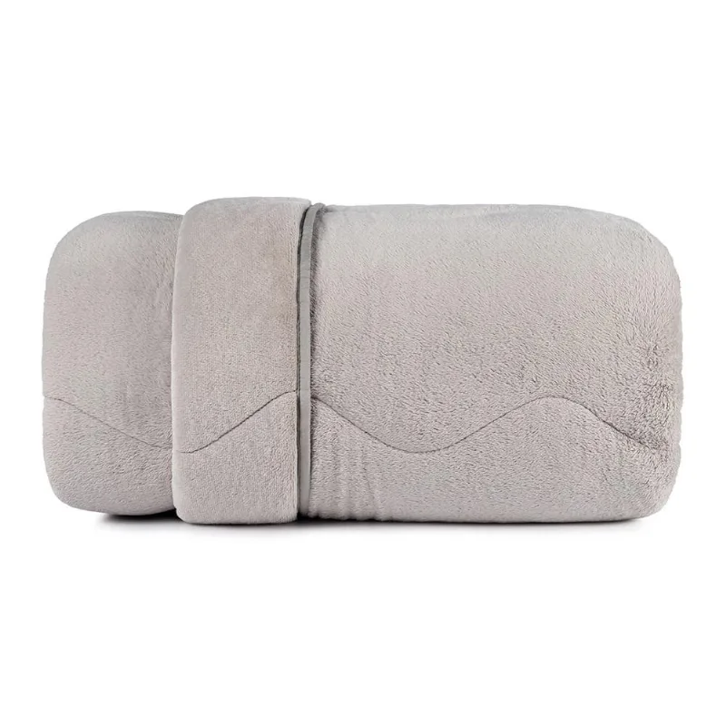 Edredom King Altenburg Blend Sense Velvet Cinza