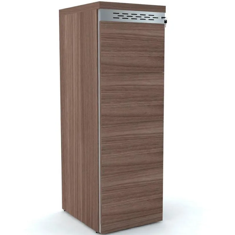Armário de Arquivo Oficio PE50 Pandin 45,60 cm (largura) em MDP Cor Walnut 4 Gavetas