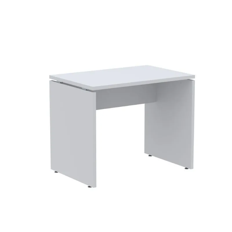 Mesa Auxiliar Retangular M900P25PP Outros sem Gavetas 90CM Cinza Pandin Móveis