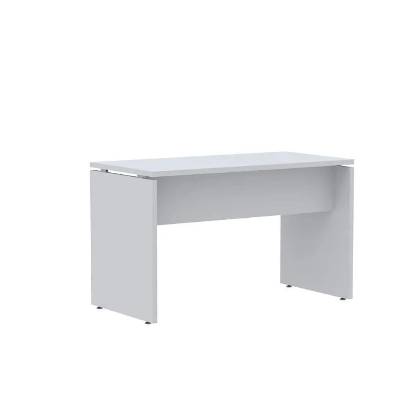 Mesa Auxiliar Retangular M1200P25PP Moderno MDP 120CM Cinza Pandin Móveis