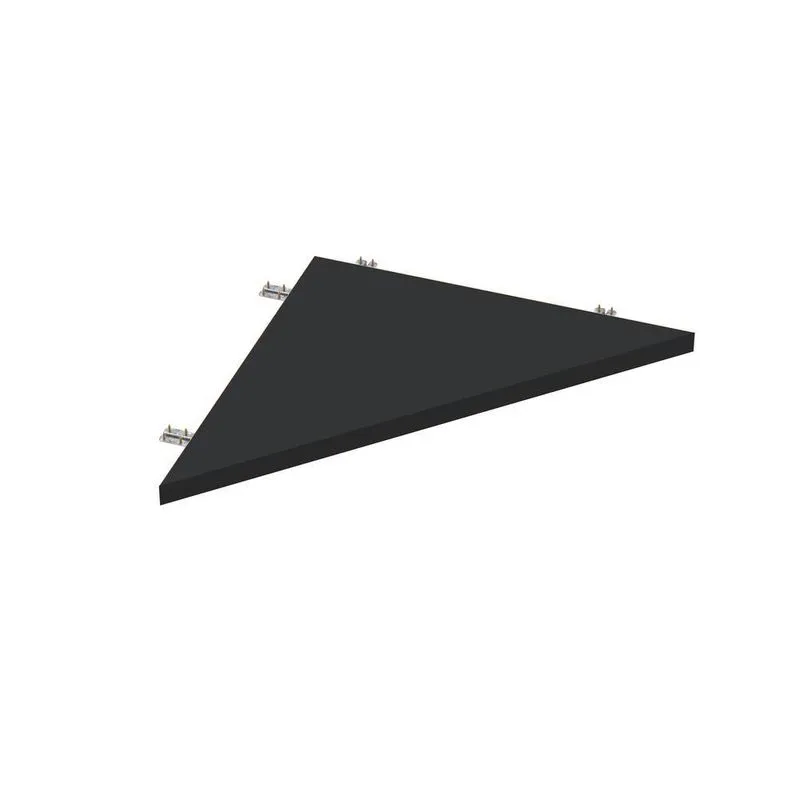 Conexão Triangular 60x60 Cm Pe40 Preto