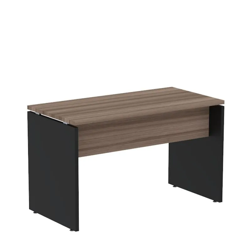 Mesa Secretaria Pe40 120x60 Walnut E Preto - Pandin