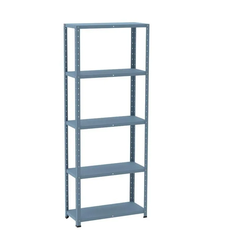 Estante De Estrutura Metálica Com 5 Prateleiras 175cm(a)92cm(l)30cm(p) Sem Reforço Azul Dali