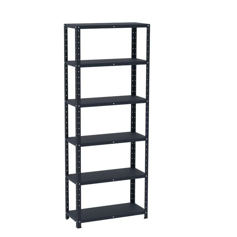 Estante De Estrutura Metálica Com 6 Prateleiras 175cm(a)92cm(l)30cm(p) Sem Reforço Azul Delrei