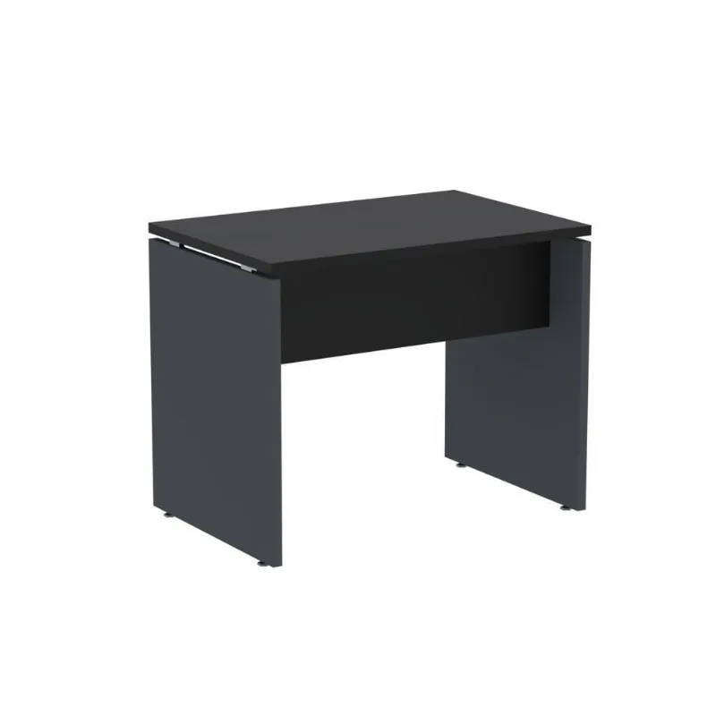 Mesa Auxiliar Retangular M900P25PP Moderno MDP 90CM Preto Grafito
