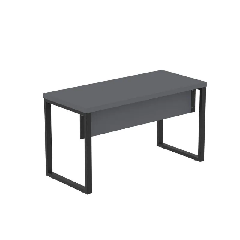 Mesa Escritório 1340x600x750mm M1340pe40tub Grafito-preto