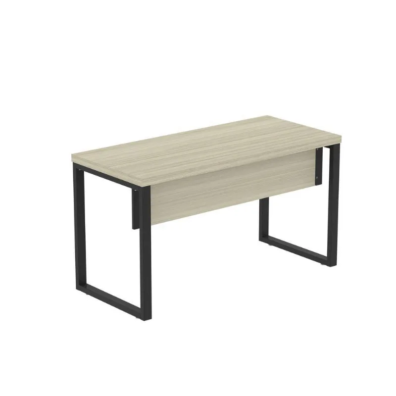 Mesa Escritório 1340x600x750mm M1340pe40tub Castanheira Natural-preto