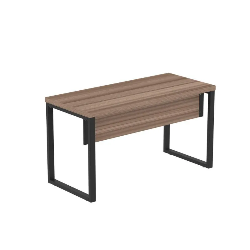Mesa Escritório 1500x600x750mm M150-60pe40tub Walnut-preto
