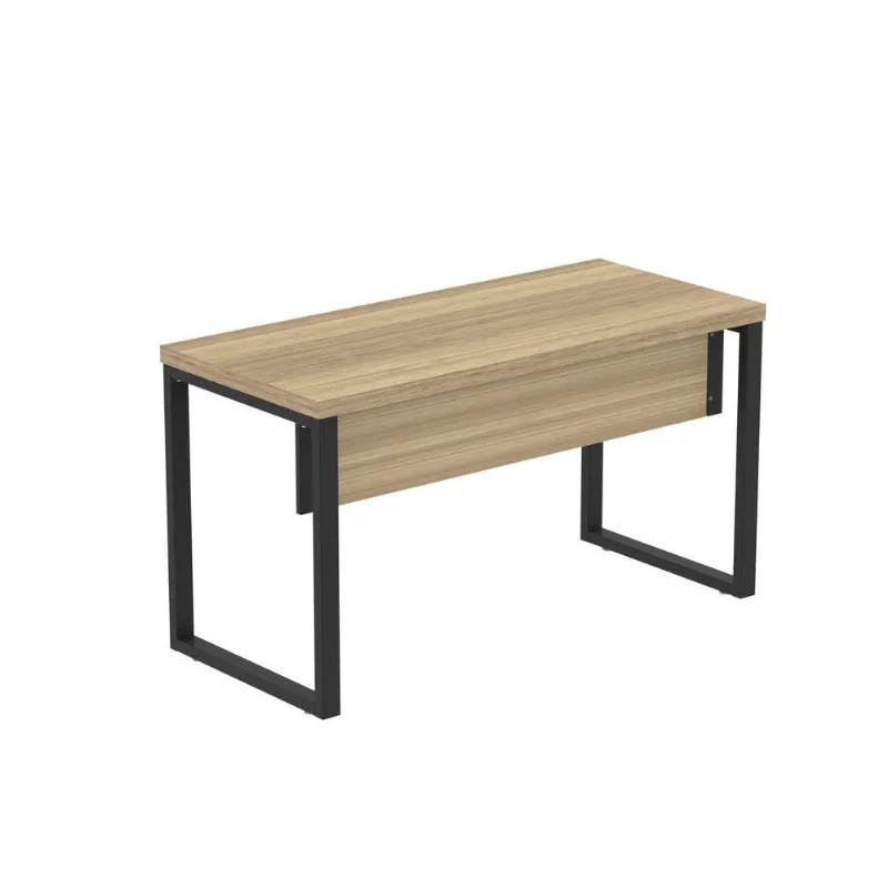 Mesa Escritório 1500x700x750mm M150-70pe40tub Noce Naturalle-preto