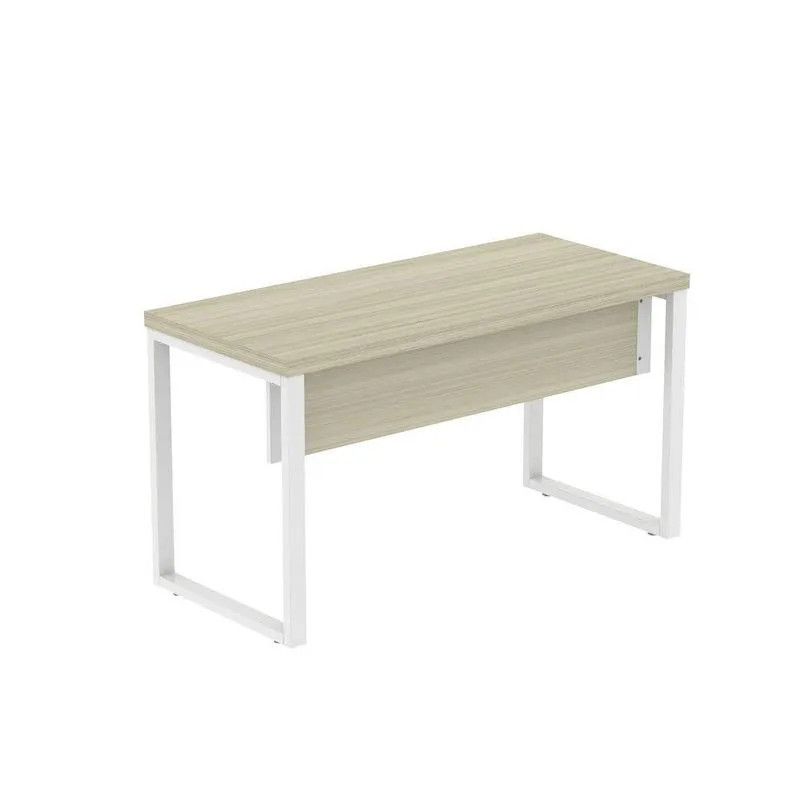 Mesa Escritório 1500x700x750mm M150-70pe40tub Castanheira Natural-branco
