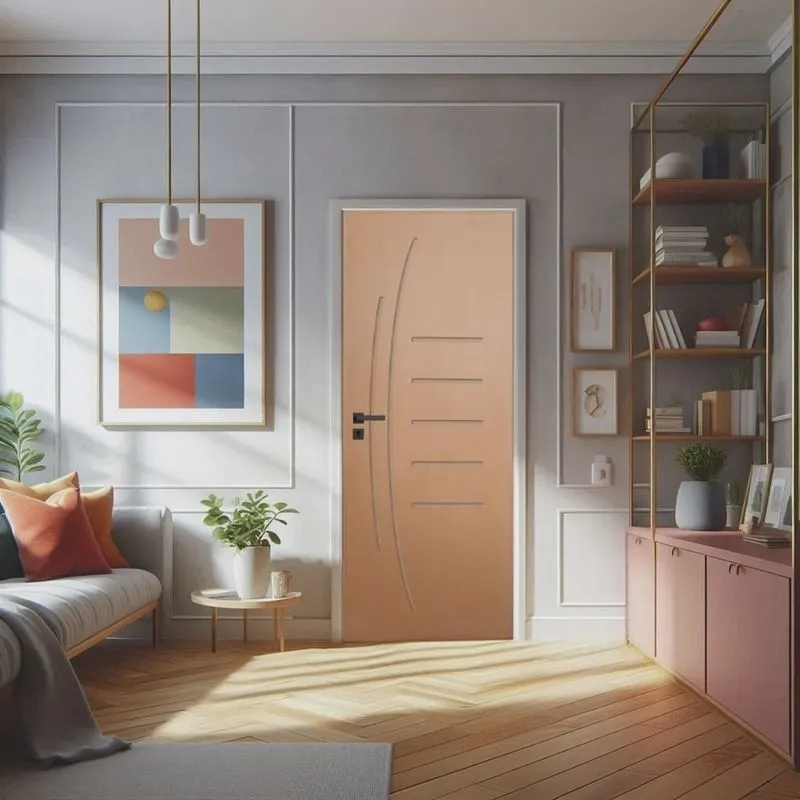 Porta de Madeira Bondoor 210x112cm Friso 12 Jb Portas Curupixá