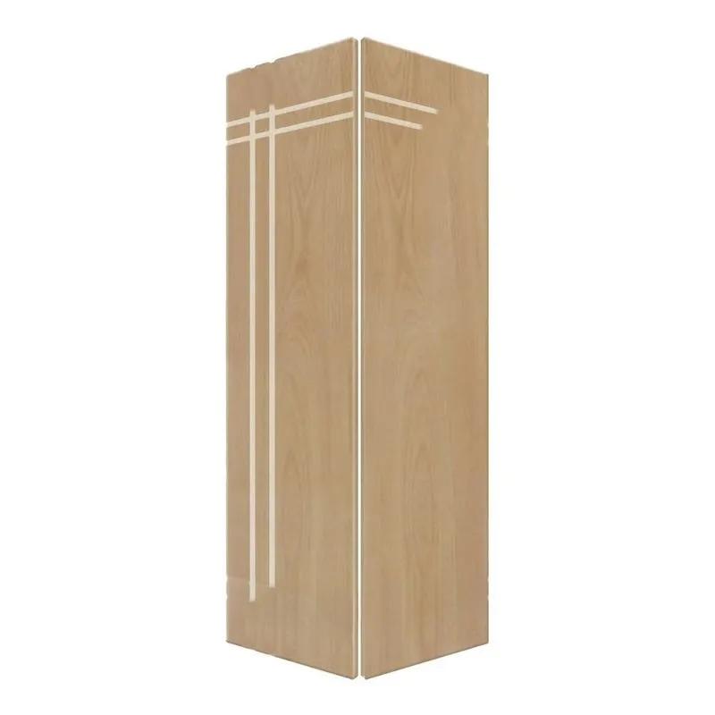 Porta Camarão De Madeira 210x72cm Friso 06 Sarrafeada Angelim
