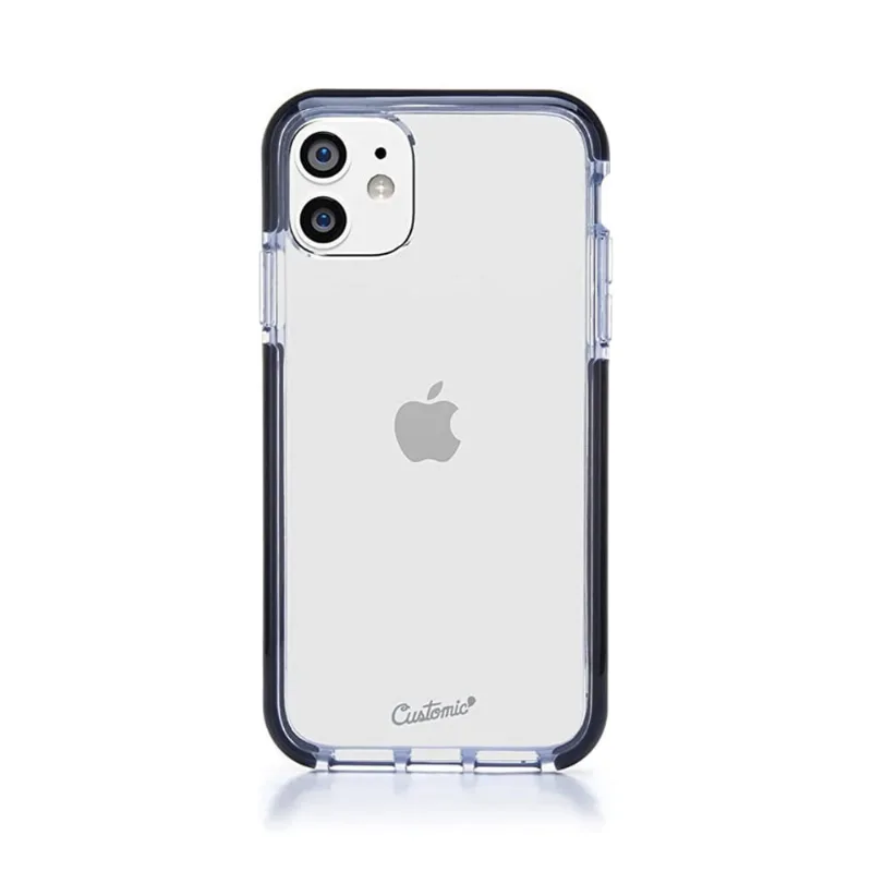 Capa Customic iPhone 12/12 Pro Impactor Flex Borda Preta