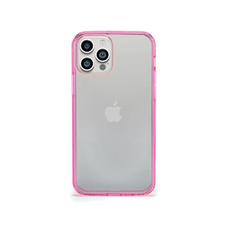 Capa Capinha Compatível iPhone 13 Pro Max Rosa Proteção Câmera Elfo Customic