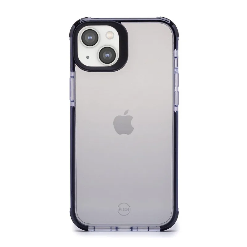 Capa iPhone 14 Plus, iPlace, Fortaleza, Antibactéria, Preto