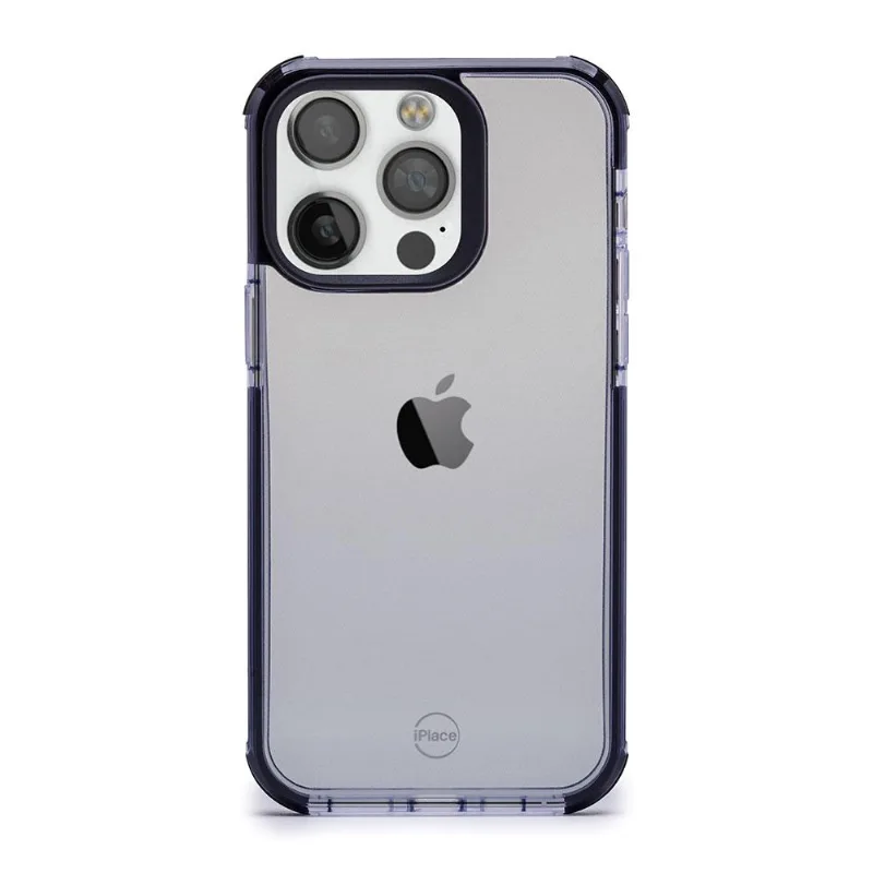 Capa iPhone 14 Pro Max, iPlace, Fortaleza, Antibactéria, Preto