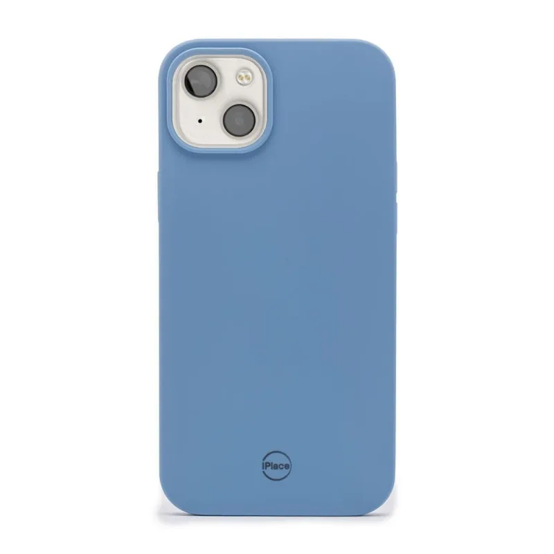 Capa iPhone 14 Plus iPlace, Beagá, Silicone Azul Cielo