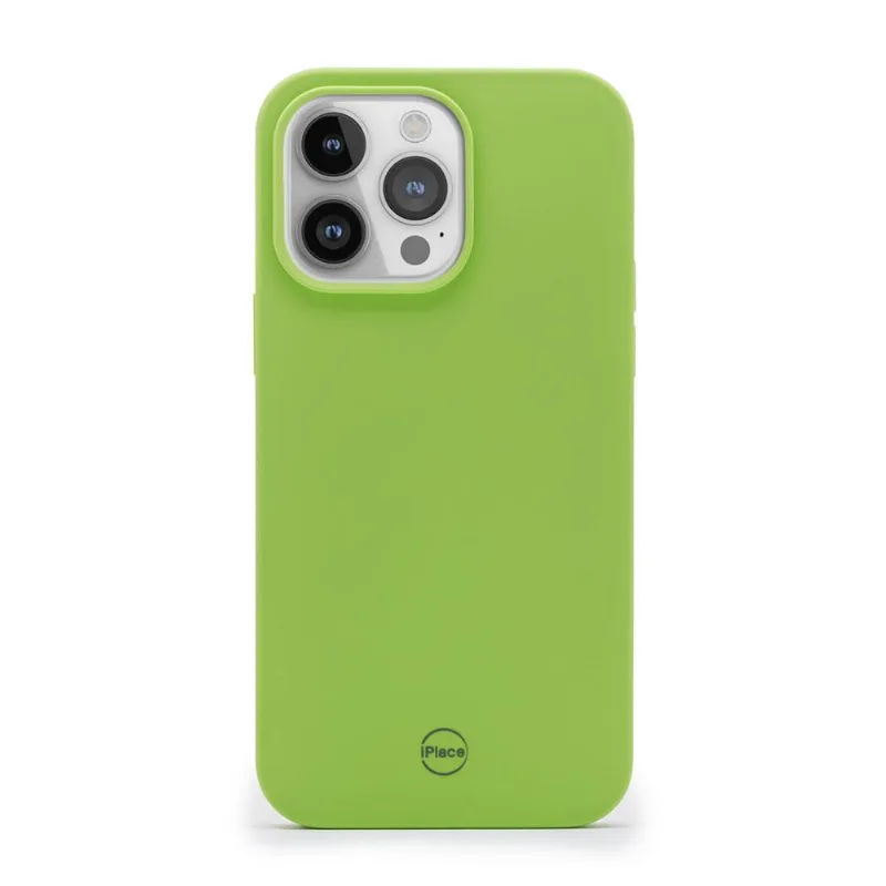 Capa iPhone 14 Pro Max iPlace, Beagá, Silicone Verde Limão