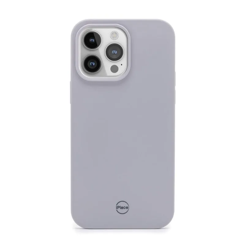 Capa iPhone 14 Pro iPlace, Beagá, Silicone Cinza Urbano