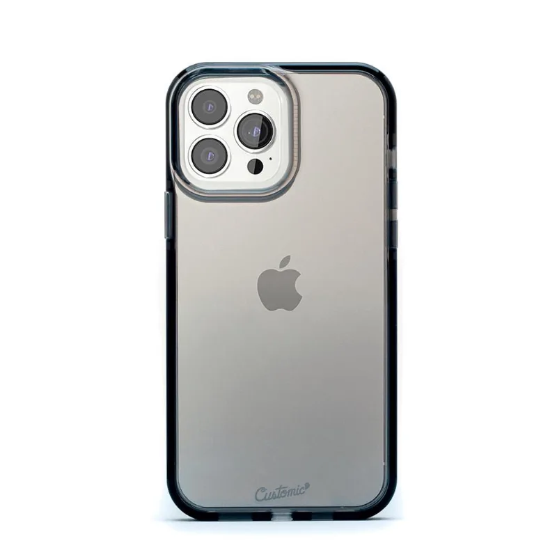 Capa Capinha Compatível iPhone 14 Pro Fumê Impactor Flex Customic